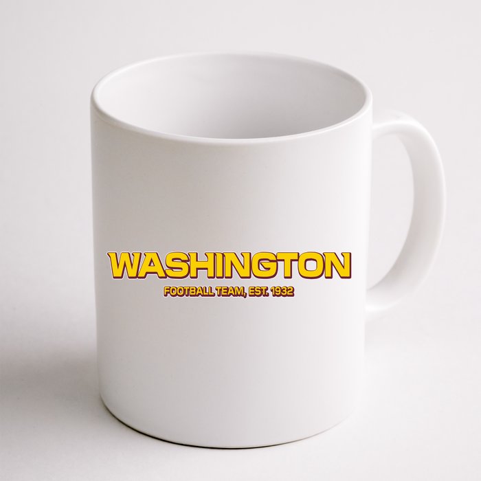 Washington Football Team Logo Front & Back Coffee Mug