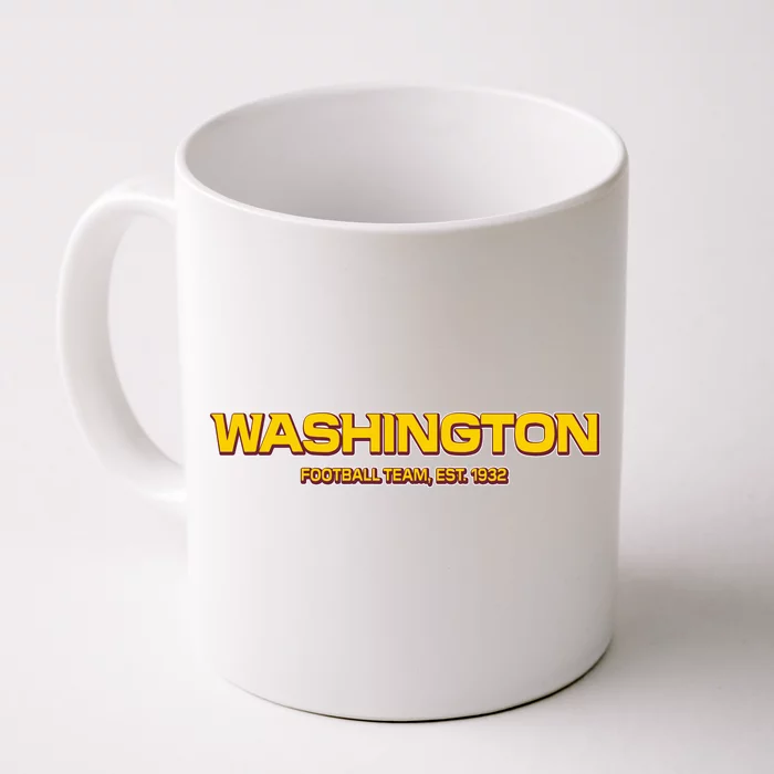 Washington Football Team Logo Front & Back Coffee Mug