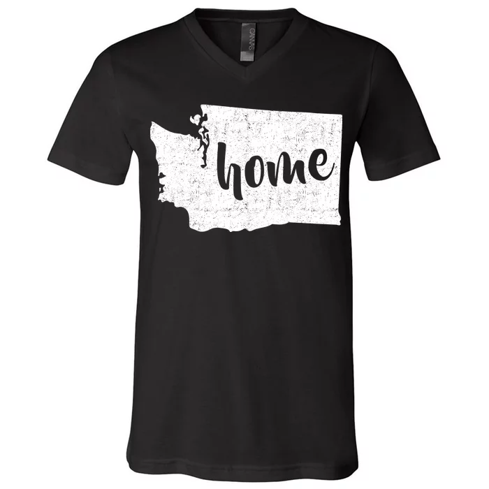 Washington Home State V-Neck T-Shirt