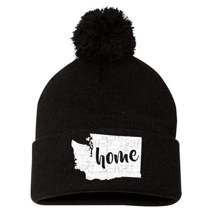 Washington Home State Pom Pom 12in Knit Beanie