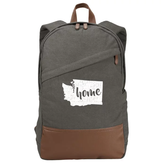 Washington Home State Cotton Canvas Backpack