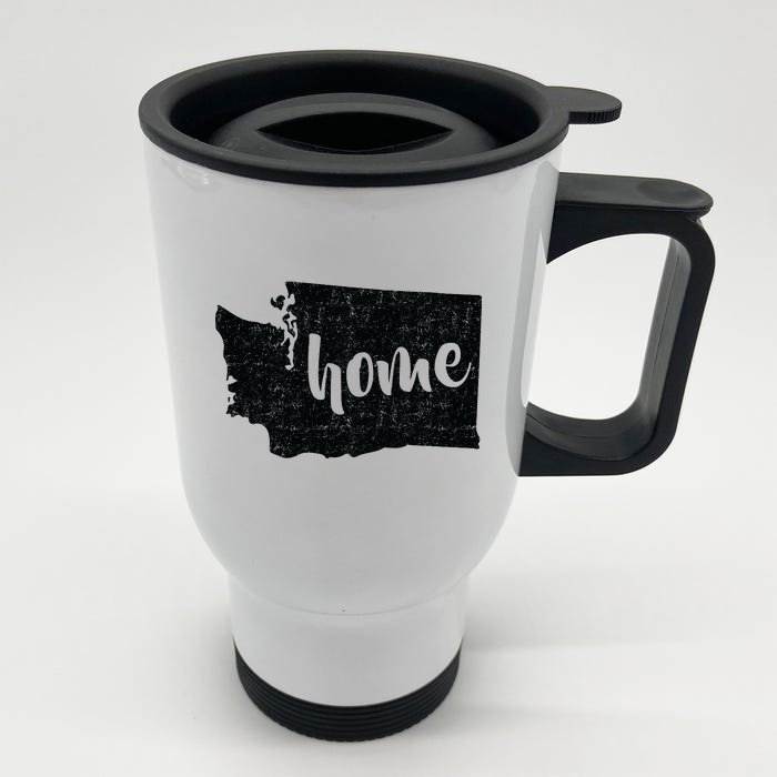 Washington Home State Front & Back Stainless Steel Travel Mug