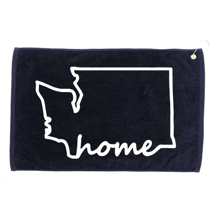 Washington Home State Map Grommeted Golf Towel