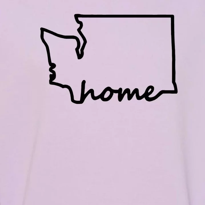 Washington Home State Map Garment-Dyed Sweatshirt