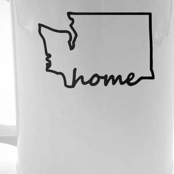 Washington Home State Map Front & Back Beer Stein