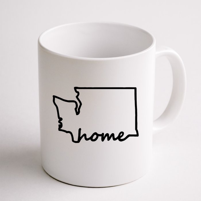 Washington Home State Map Front & Back Coffee Mug