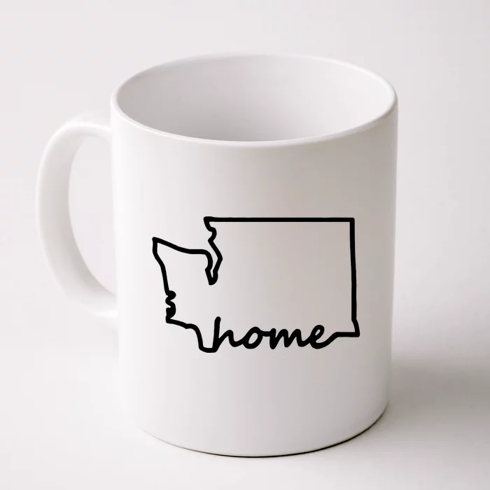 Washington Home State Map Front & Back Coffee Mug