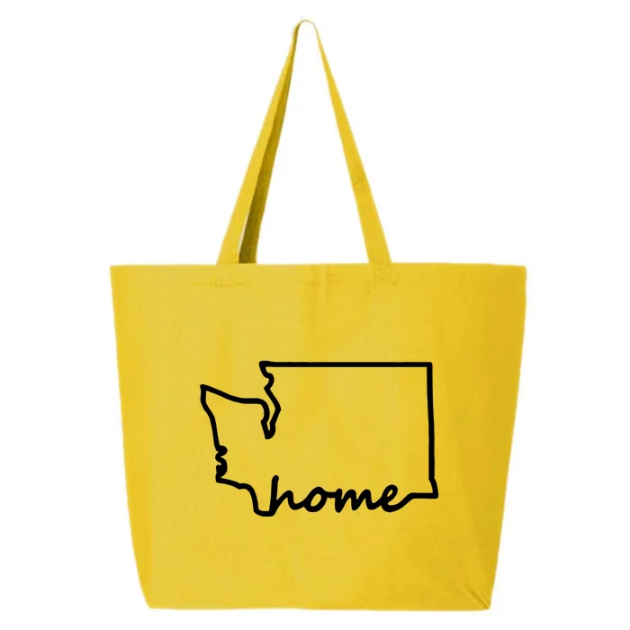 Washington Home State Map 25L Jumbo Tote