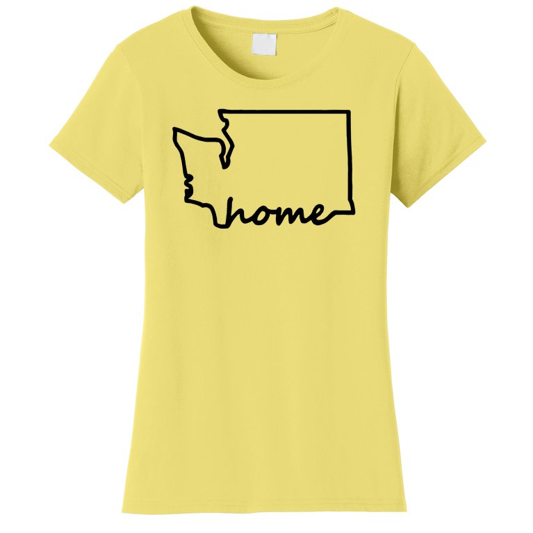 Washington Home State Map Women's T-Shirt