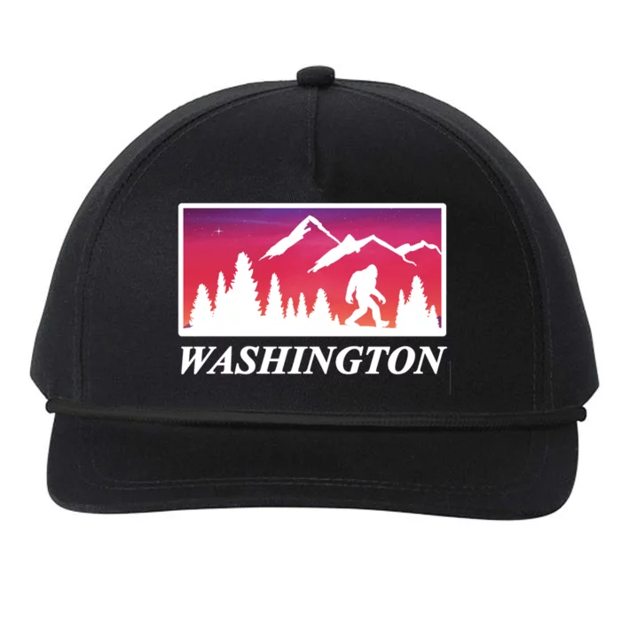 Washington Pacific Northwest Big Foot Snapback Five-Panel Rope Hat