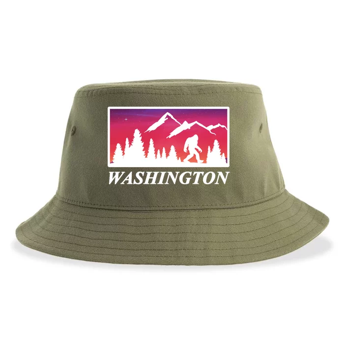 Washington Pacific Northwest Big Foot Sustainable Bucket Hat