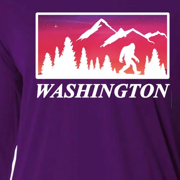 Washington Pacific Northwest Big Foot Cooling Performance Long Sleeve Crew