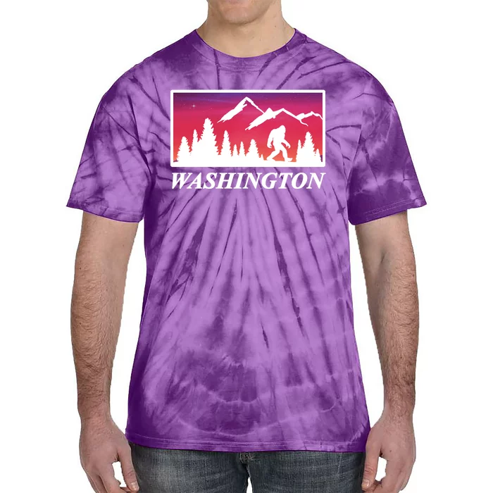 Washington Pacific Northwest Big Foot Tie-Dye T-Shirt