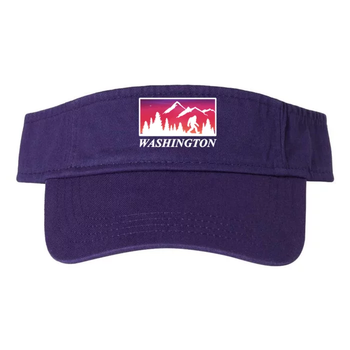 Washington Pacific Northwest Big Foot Valucap Bio-Washed Visor