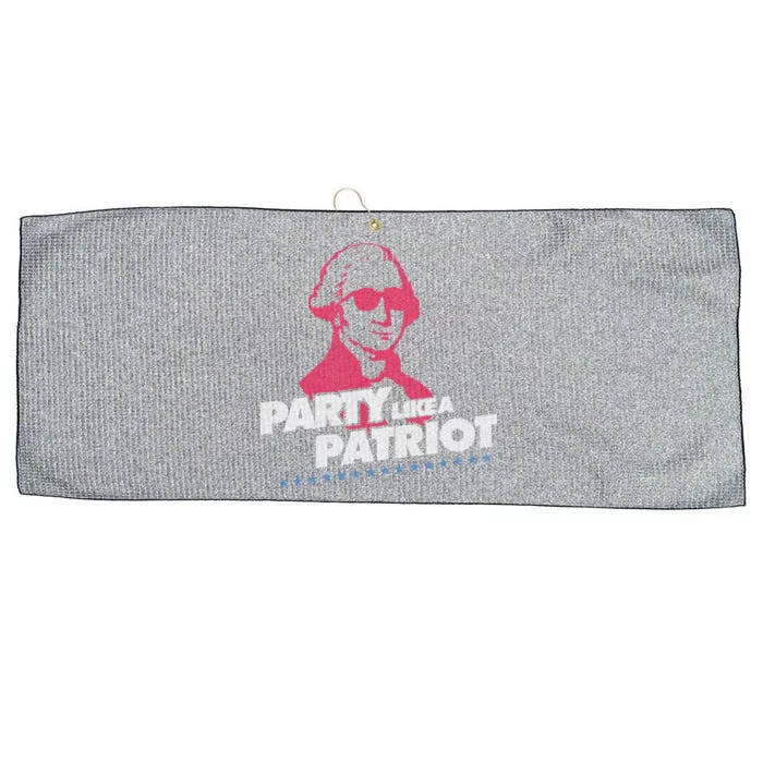 Washington Party Like a Patriot Large Microfiber Waffle Golf Towel