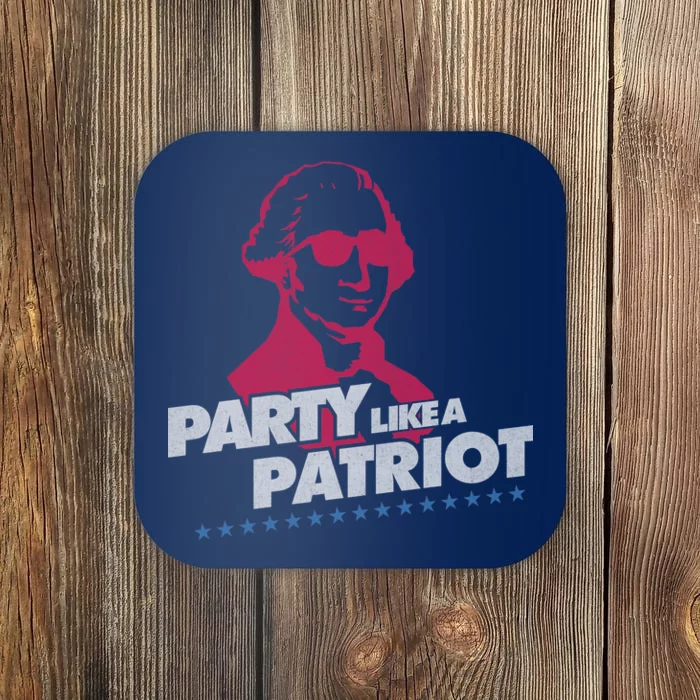 Washington Party Like a Patriot Coaster