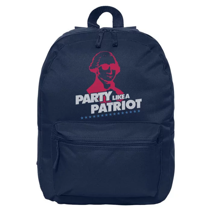 Washington Party Like a Patriot 16 in Basic Backpack