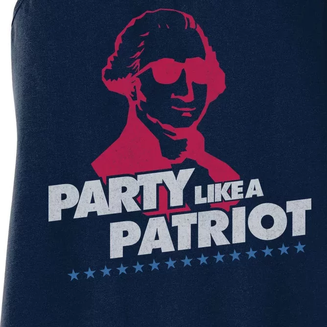 Washington Party Like a Patriot Women's Racerback Tank