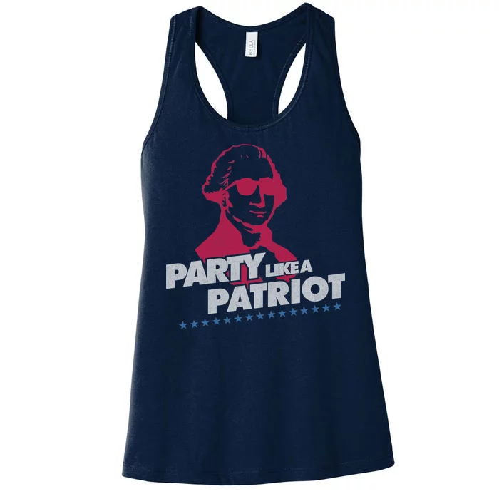 Washington Party Like a Patriot Women's Racerback Tank