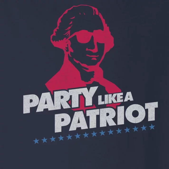 Washington Party Like a Patriot Toddler Long Sleeve Shirt