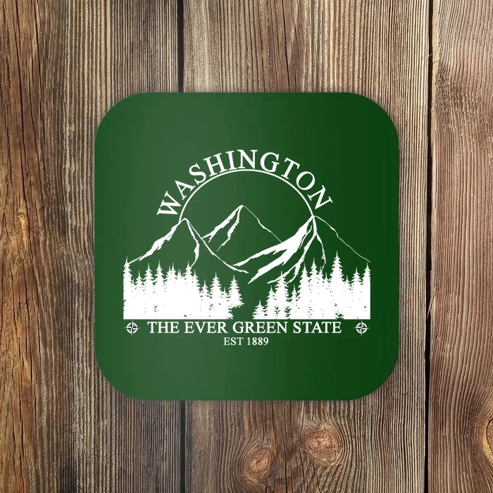 Washington The Ever Green State Coaster