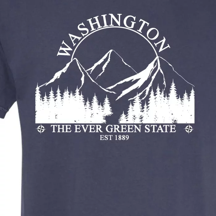 Washington The Ever Green State Garment-Dyed Heavyweight T-Shirt