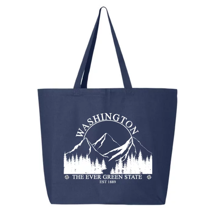 Washington The Ever Green State 25L Jumbo Tote