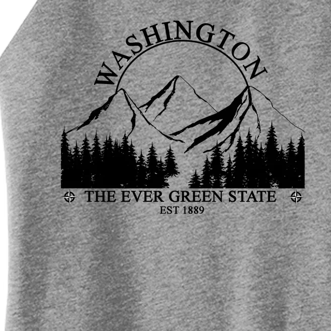 Washington The Ever Green State Women’s Perfect Tri Rocker Tank