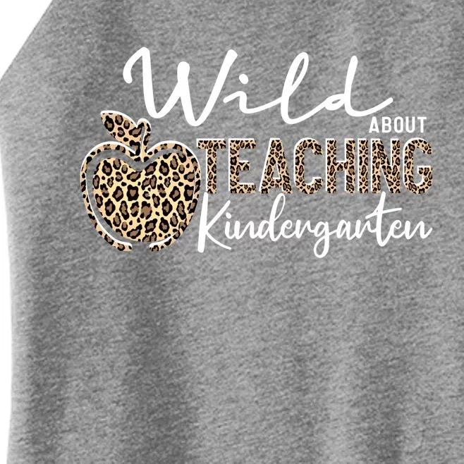 Wild About Teaching School Crew Kindergarten Teacher Squad Gift Women’s Perfect Tri Rocker Tank