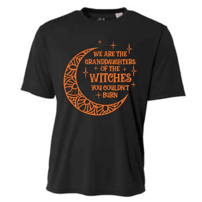 We Are The Granddaughters Of The Witches Funny Halloween Great Gift Cooling Performance Crew T-Shirt