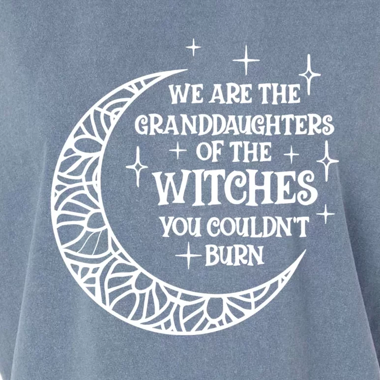 We Are The Granddaughters Of The Witches Funny Halloween Gift Garment-Dyed Women's Muscle Tee