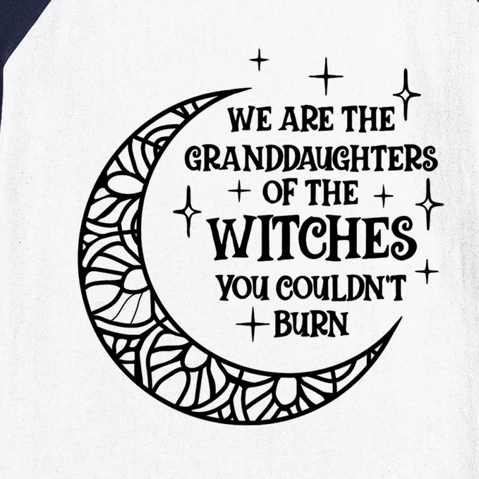 We Are The Granddaughters Of The Witches Funny Halloween Gift Baseball Sleeve Shirt