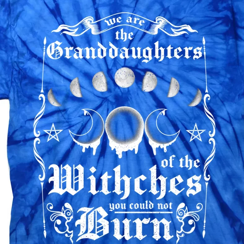 We Are The Granddaughters Of The Witches Gift Tie-Dye T-Shirt