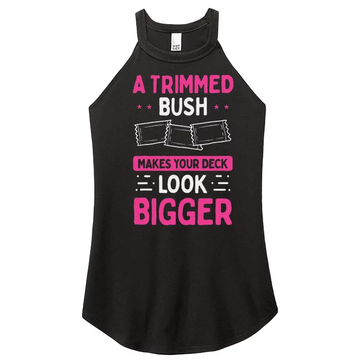 Waxing A Trimmed Bush Beauty Wax Esthetician Cosmetologist Women’s Perfect Tri Rocker Tank