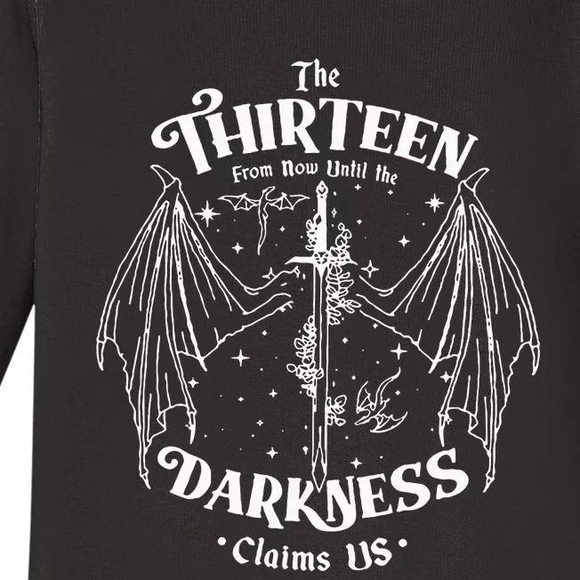 We Are The Thirteen From Now Until The Darkness Claim Baby Long Sleeve Bodysuit