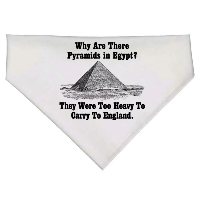 Why Are There Pyramids In Egypt? USA-Made Doggie Bandana