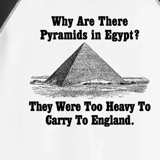 Why Are There Pyramids In Egypt? Toddler Fine Jersey T-Shirt