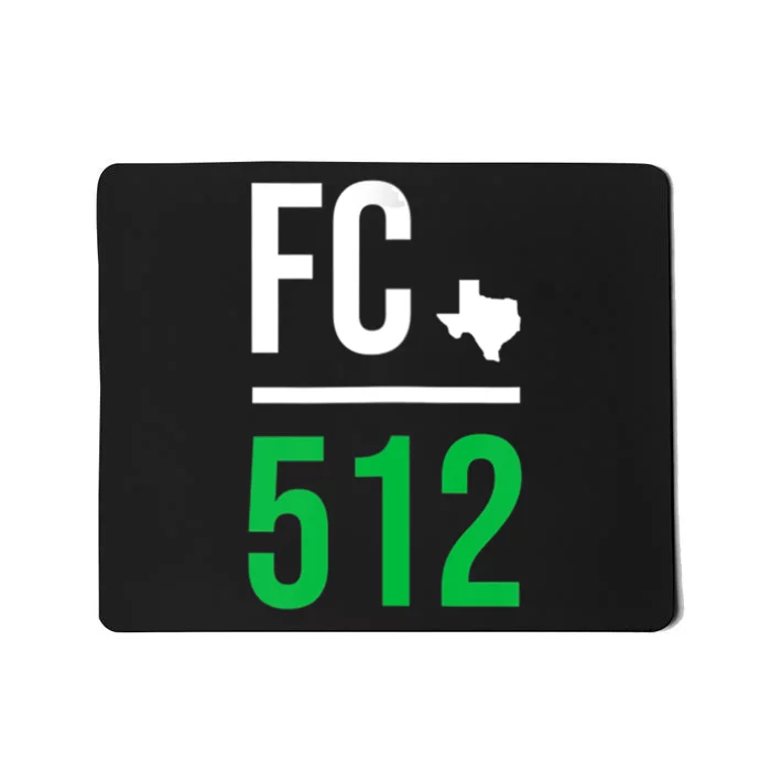 Womens Austin Texas Soccer 512 Futbol Fan Match Day Badge Mousepad