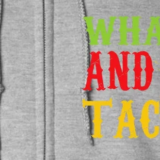 Whale And Tacos Pet Lovers Funny Full Zip Hoodie