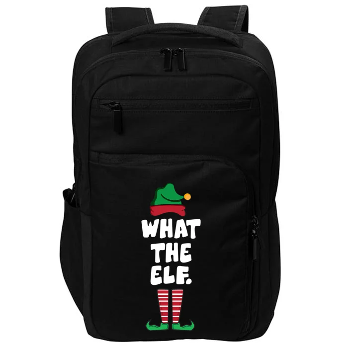 What About The Elf? Funny Gift Impact Tech Backpack