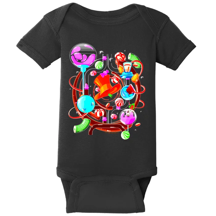 Wonka And The Chocolate Factory Candy Factory Baby Bodysuit