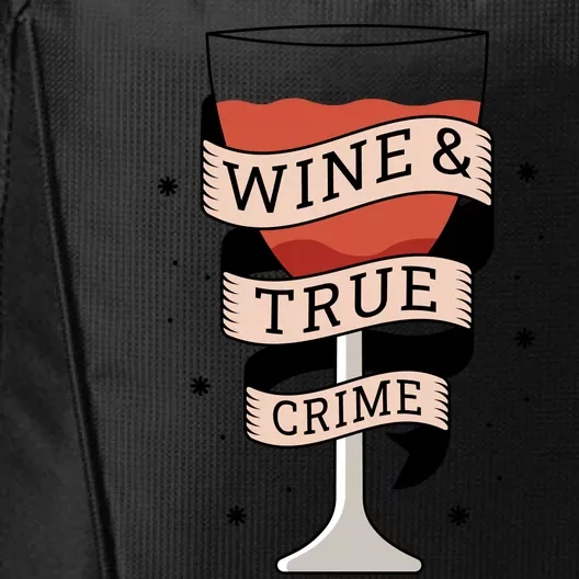 Wine And True Crime City Backpack