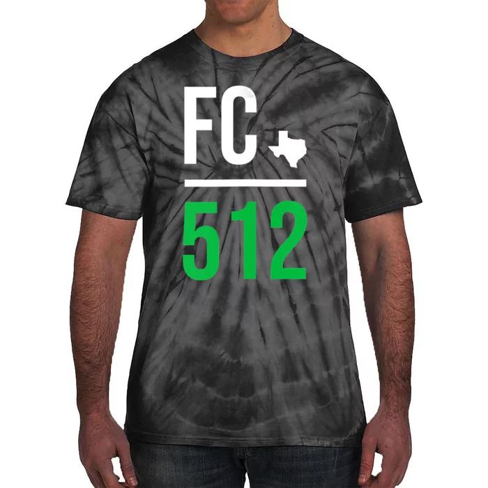 Womens Austin Texas Soccer 512 Futbol Fan Match Day Badge Tie-Dye T-Shirt