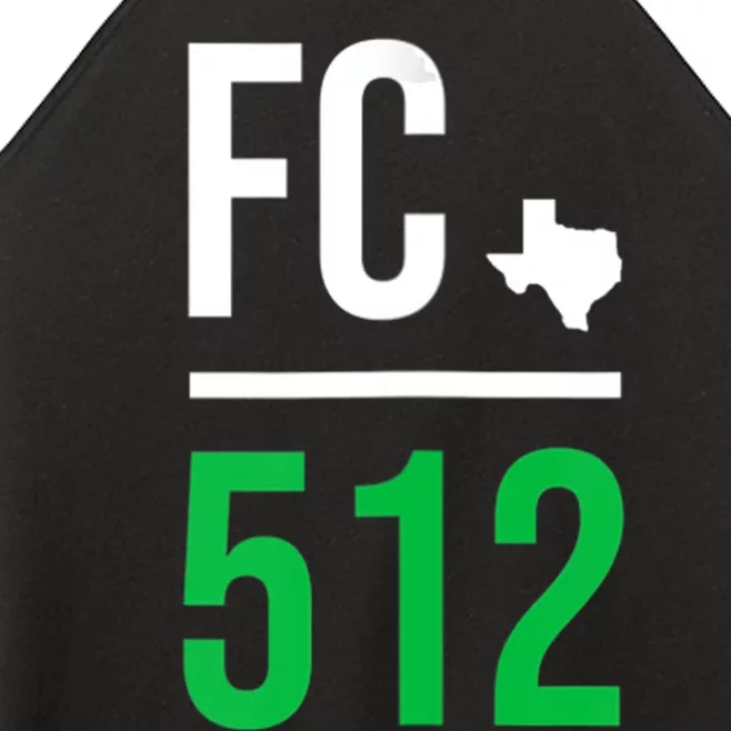 Womens Austin Texas Soccer 512 Futbol Fan Match Day Badge Women’s Perfect Tri Rocker Tank