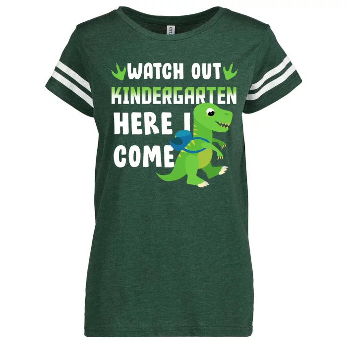 Watch Out Kindergarten Here I Come Enza Ladies Jersey Football T-Shirt