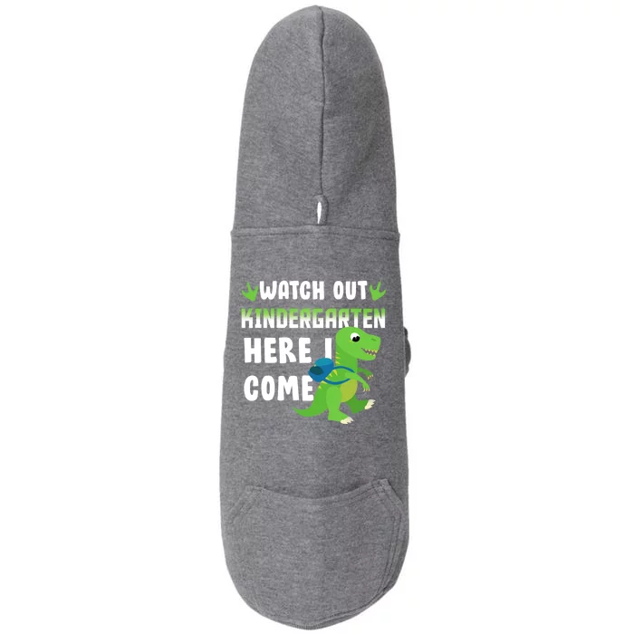 Watch Out Kindergarten Here I Come Doggie 3-End Fleece Hoodie