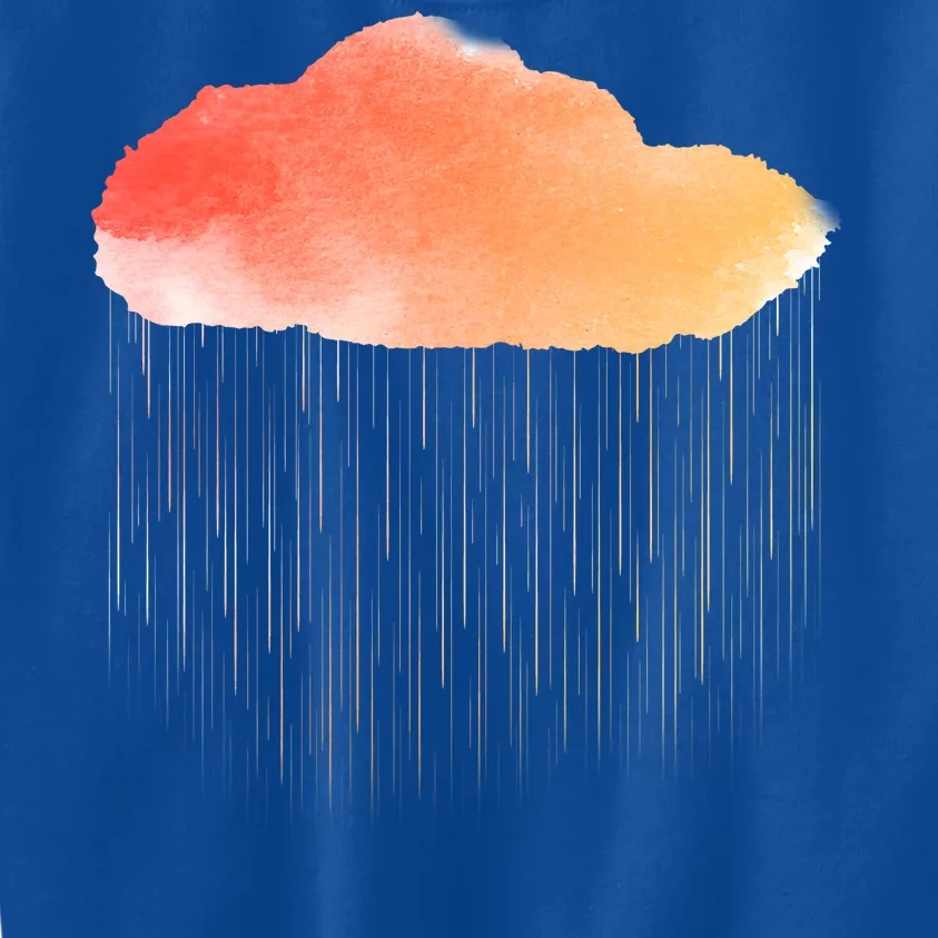 Water Color Cloud Rainy Day Kids Sweatshirt