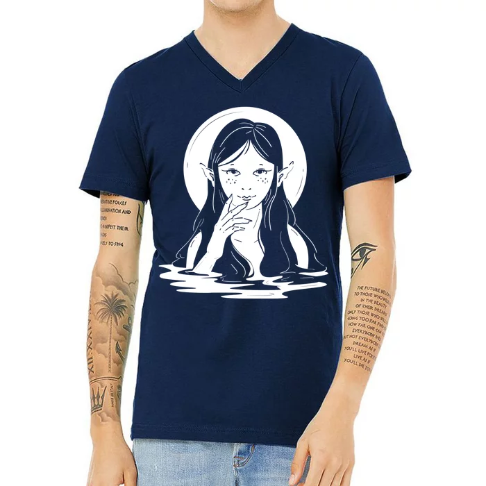 Water Creature V-Neck T-Shirt