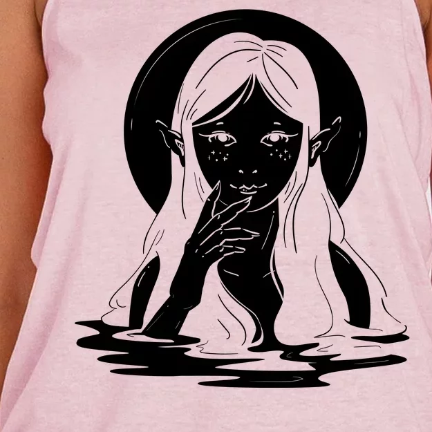 Water Creature Women's Knotted Racerback Tank