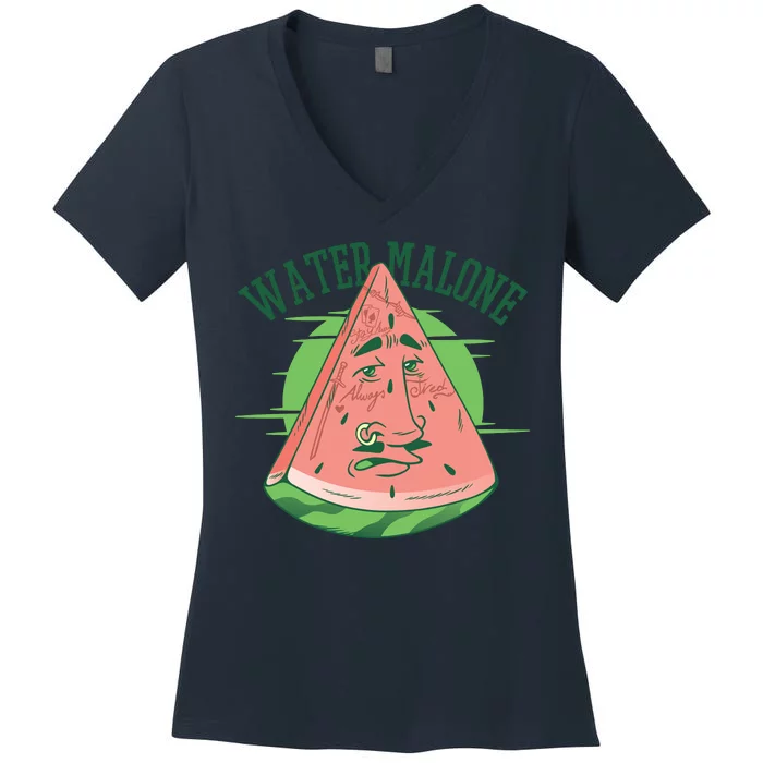 Water Malone Women's V-Neck T-Shirt